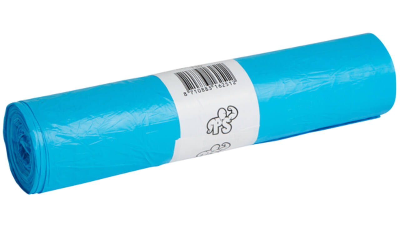Afvalzak Powersterko HDPE T23 58x100cm 70L blauw