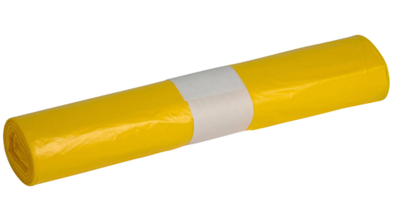Afvalzak Powersterko HDPE T25 70x110cm 120L geel