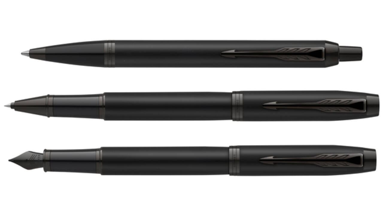 Rollerpen Parker IM Achromatic matt black fijn