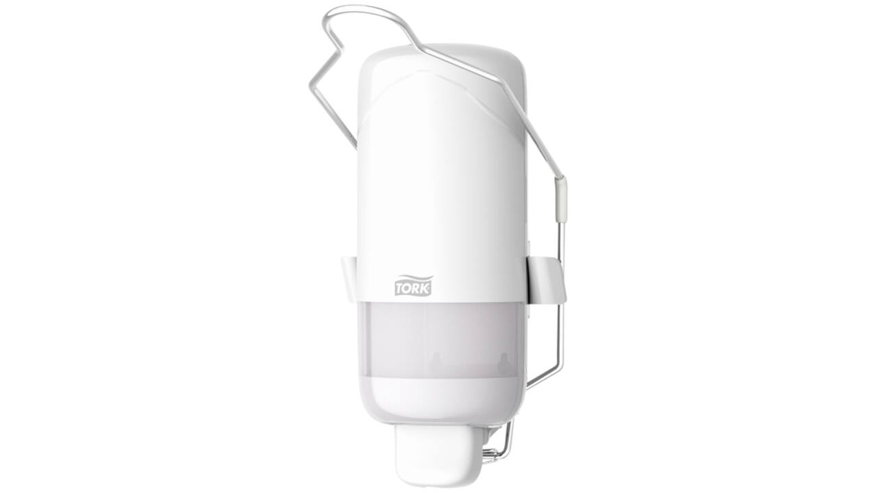Zeepdispenser Tork met armbeugel S1 Elevation Vloeibare zeep wit 560101