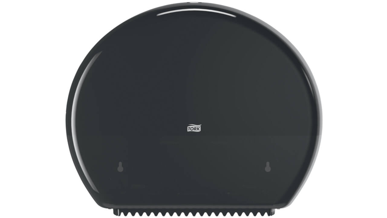 Toiletpapierdispenser Tork Jumbo T1 Elevation zwart 554008