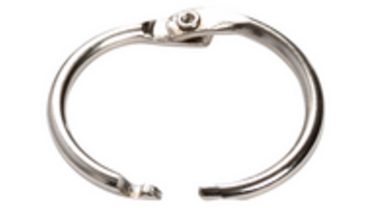 Boekbindersring Creativ Company 19mm zilver
