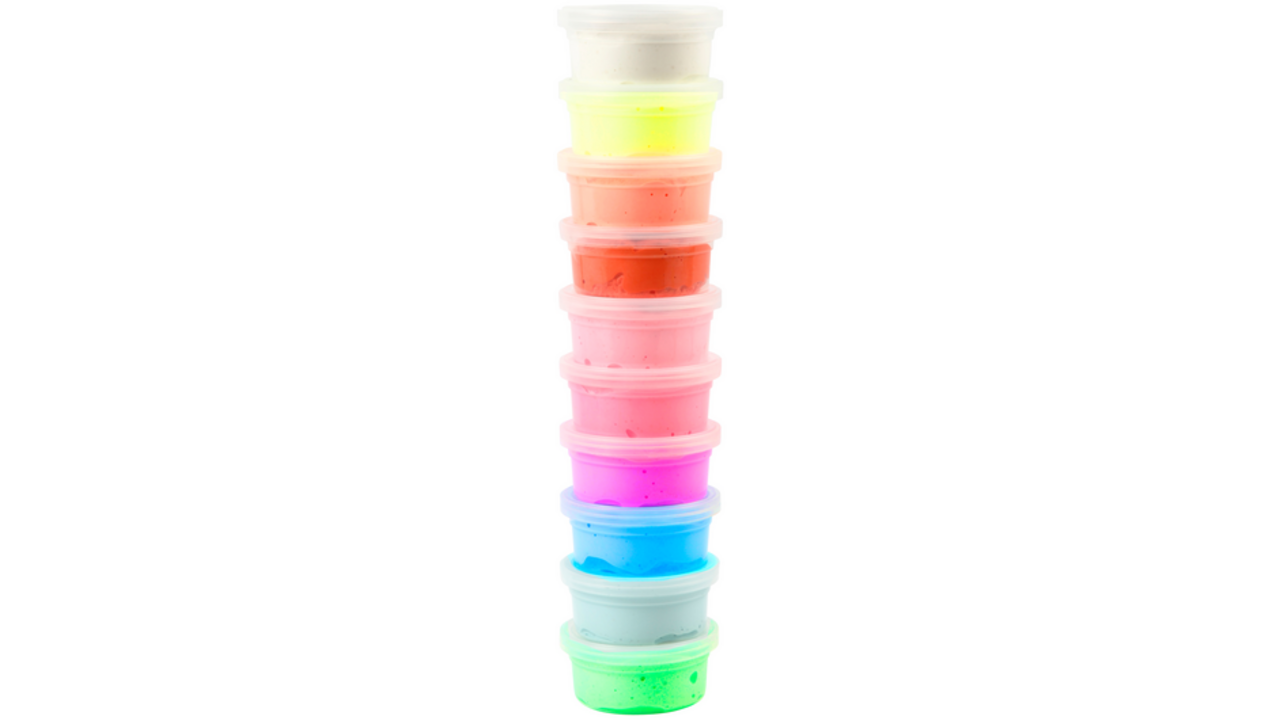 Klei Silk Clay basic-2 10 x 40gr 10 neon kleuren