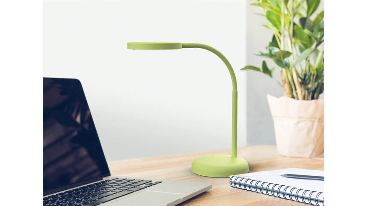 Bureaulamp MAUL Joy LED zacht groen