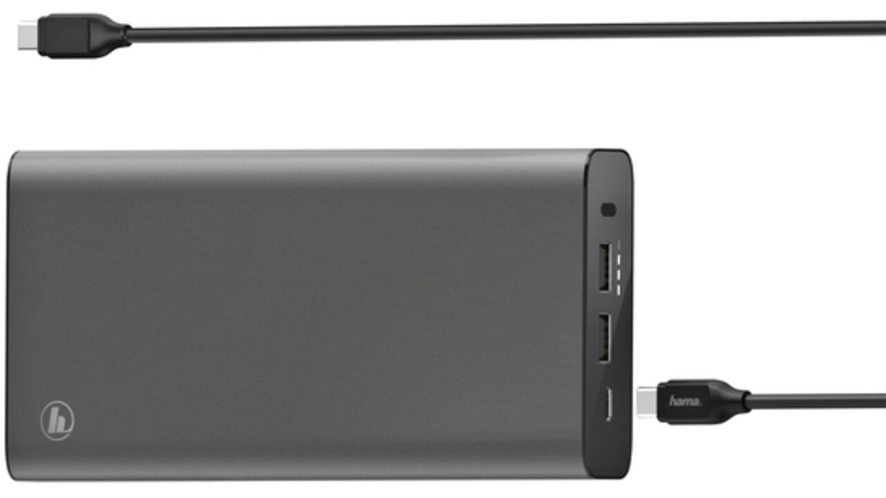 Powerbank Hama USB-C 26.800 mAh 5-20V/60W zwart