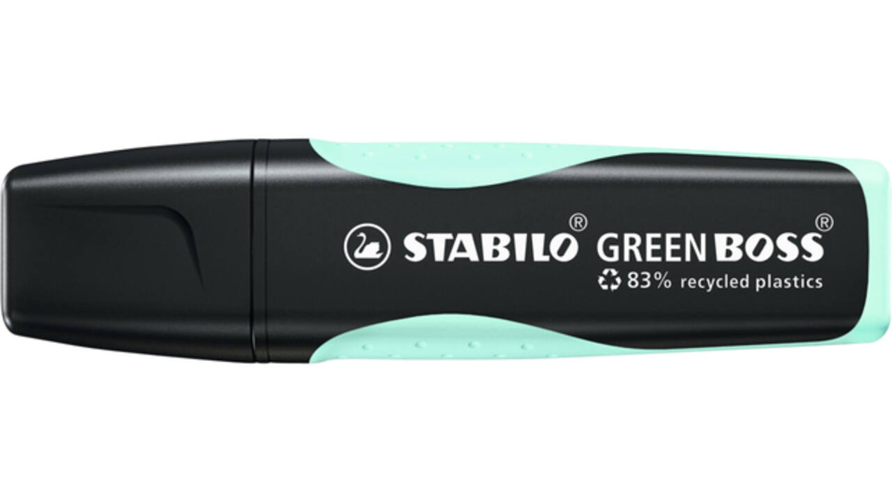 Markeerstift STABILO GREEN BOSS 6070/113 vleugje pastel turquoise