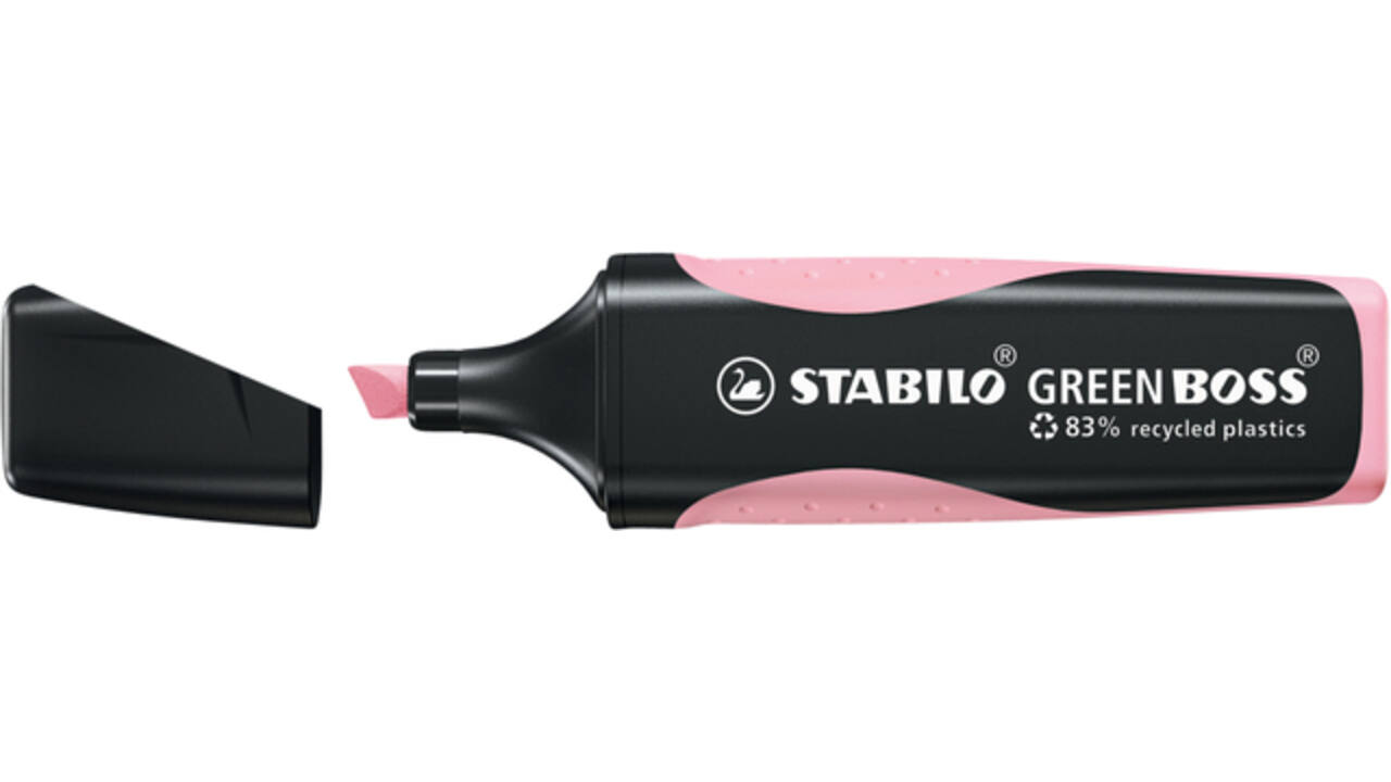 Markeerstift STABILO GREEN BOSS 6070/129 pastel poederroze
