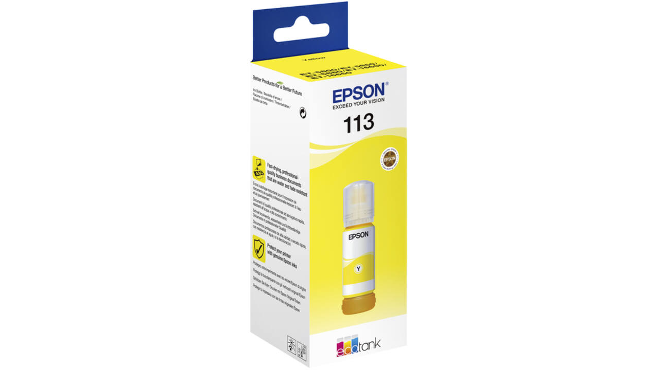 Navulinkt Epson 113 EcoTank geel