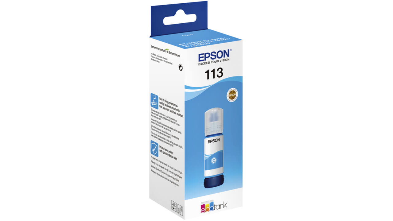 Navulinkt Epson 113 EcoTank blauw