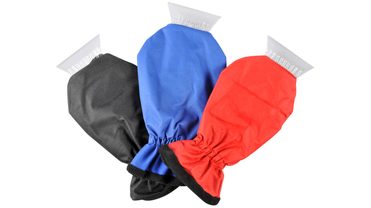 IJskrabber ProPlus met fleece handschoen assorti