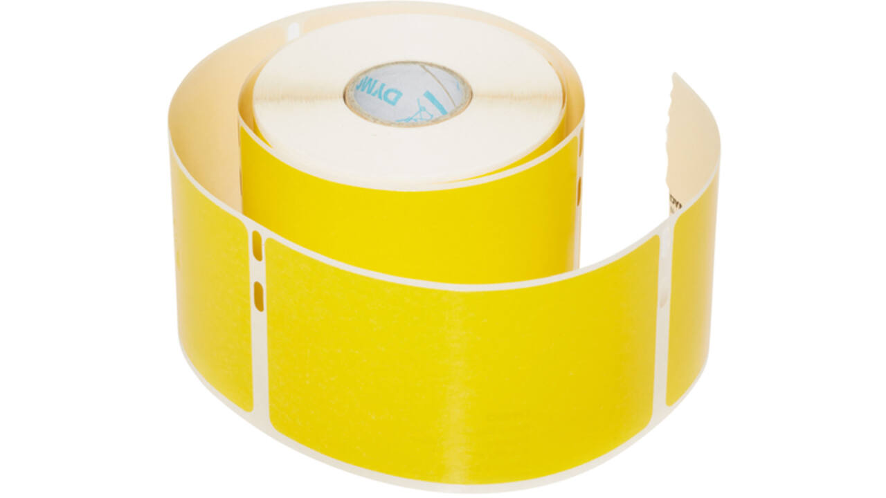 Etiket Dymo LabelWriter naamkaart 54x101mm 1 rol á 220 stuks geel