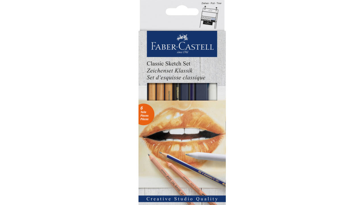 Potlood Faber-Castell Goldfaber classic 6-delig