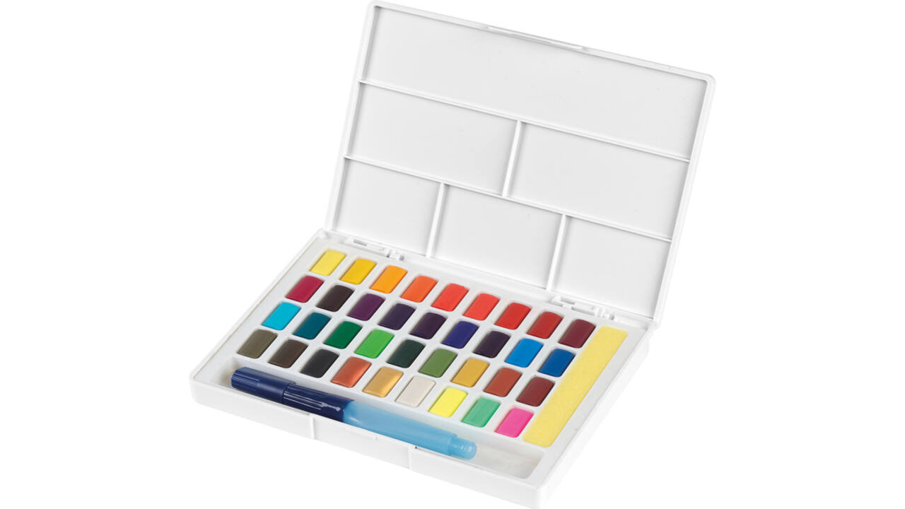 Waterverf Faber-Castell assorti palet à 36 stuks