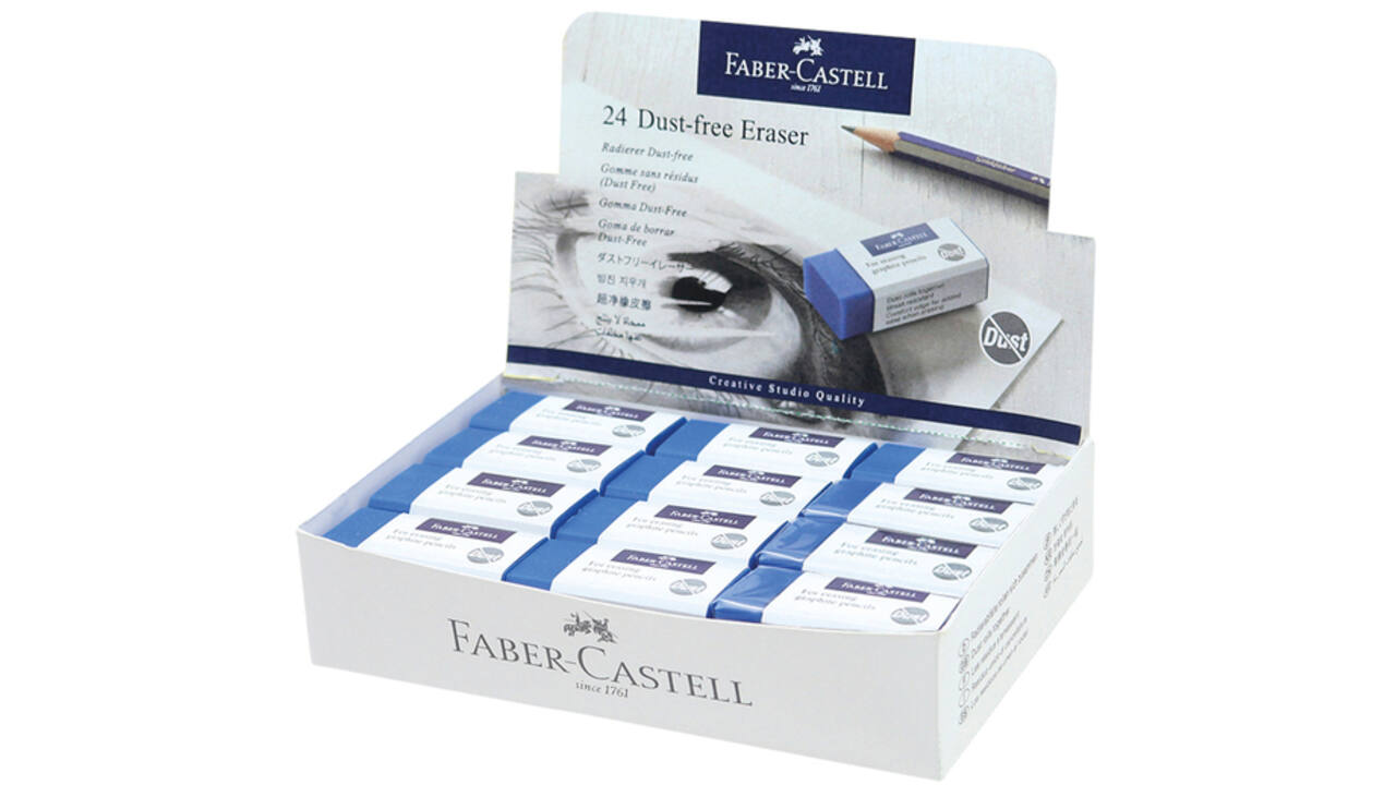 Gum Faber-Castell stofvrij blauw