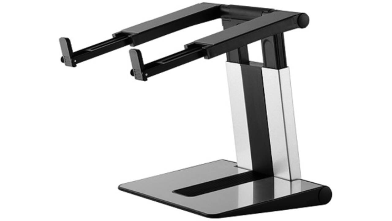 Laptopstandaard Neomounts NSLS200 opvouwbaar zwart- zilver