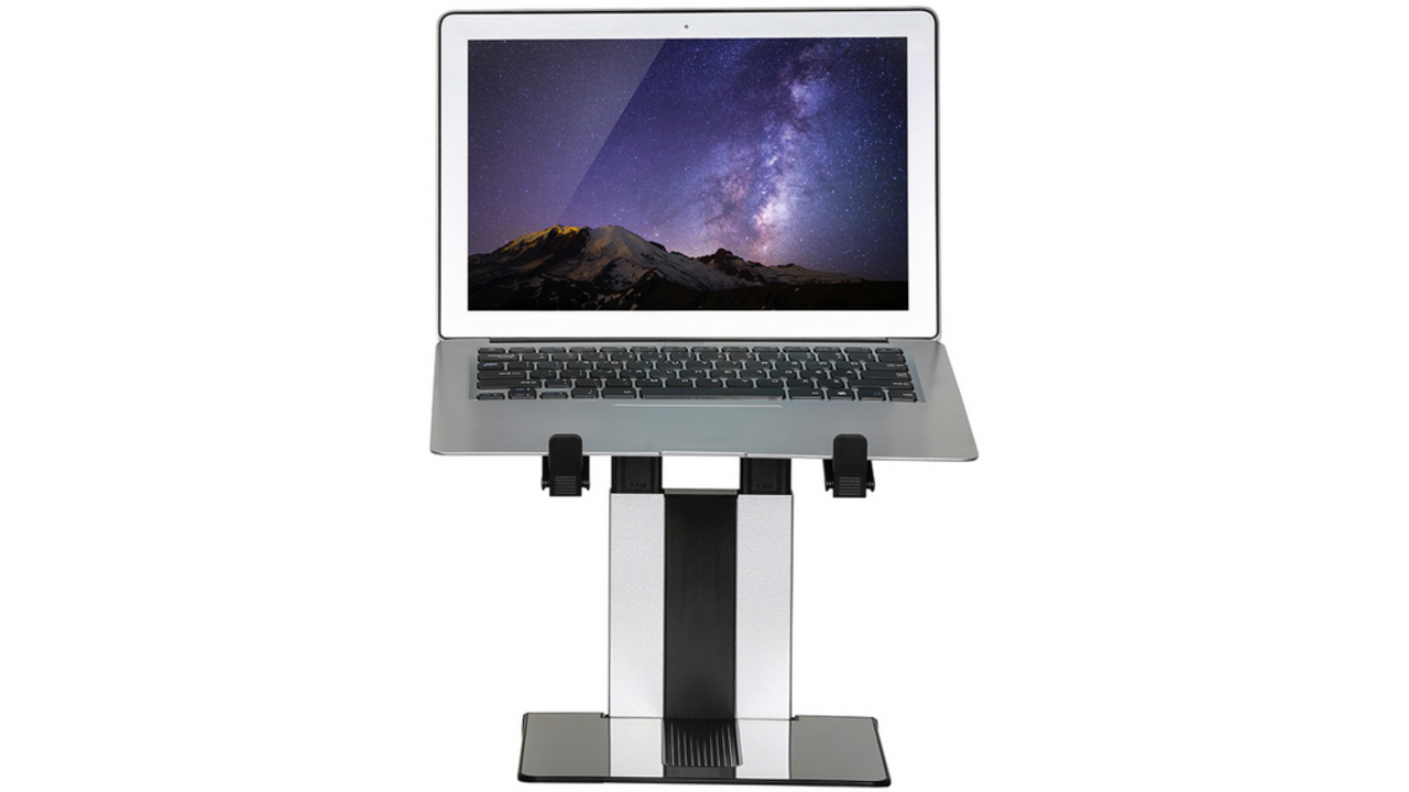 Laptopstandaard Neomounts NSLS200 opvouwbaar zwart- zilver