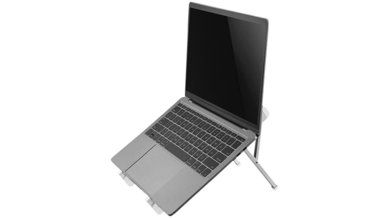 Laptopstandaard Neomounts NSLS010 opvouwbaar Zilver