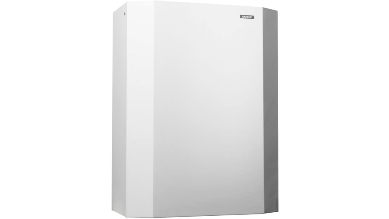 Afvalbak Katrin 900788 25liter metaal wit