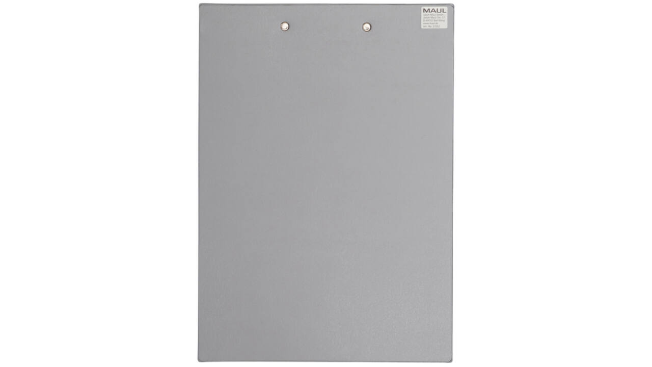 Klembord MAUL A4 staand PVC zilvergrijs