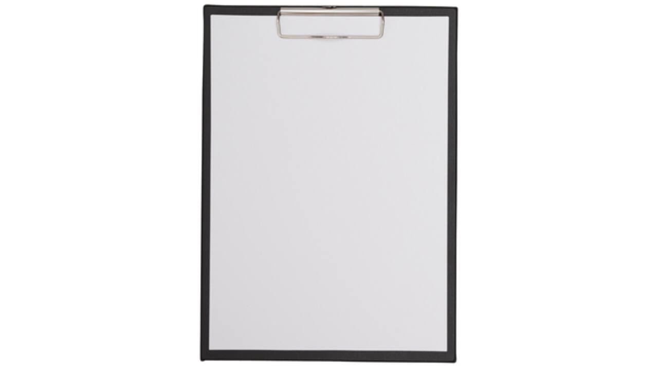 Klembord MAUL A4 staand + insteektas PVC zwart