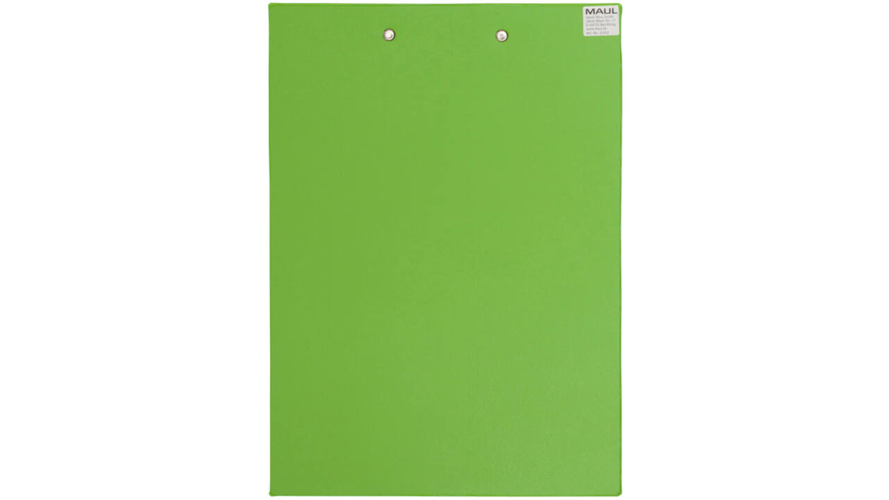Klembord MAUL A4 staand PVC neon groen