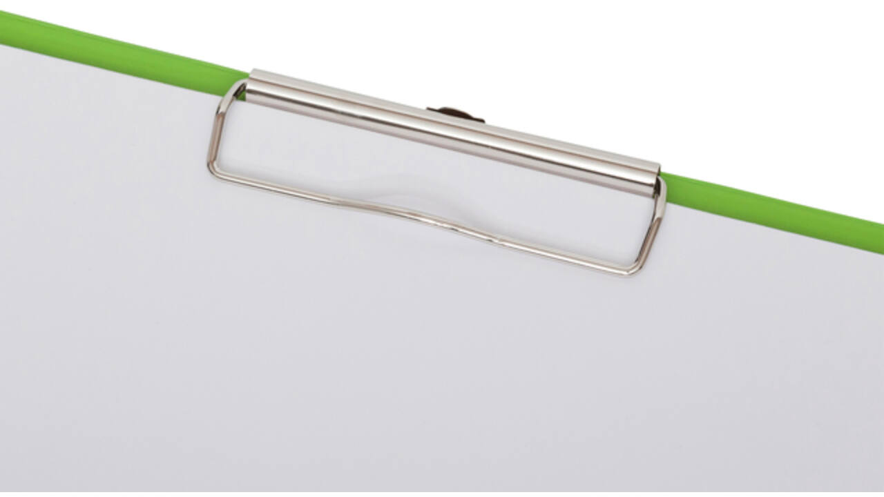 Klembordmap MAUL A4 staand met penlus PVC neon groen