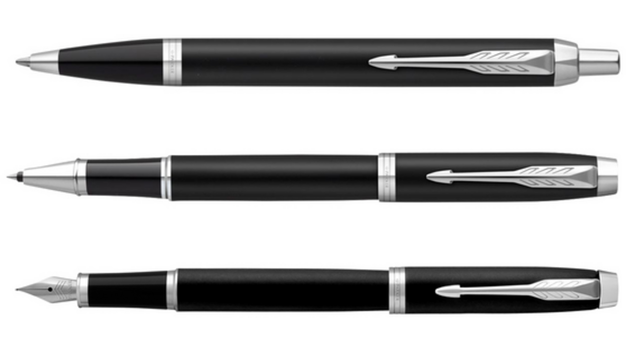 Vulpen Parker IM matt black CT fijn