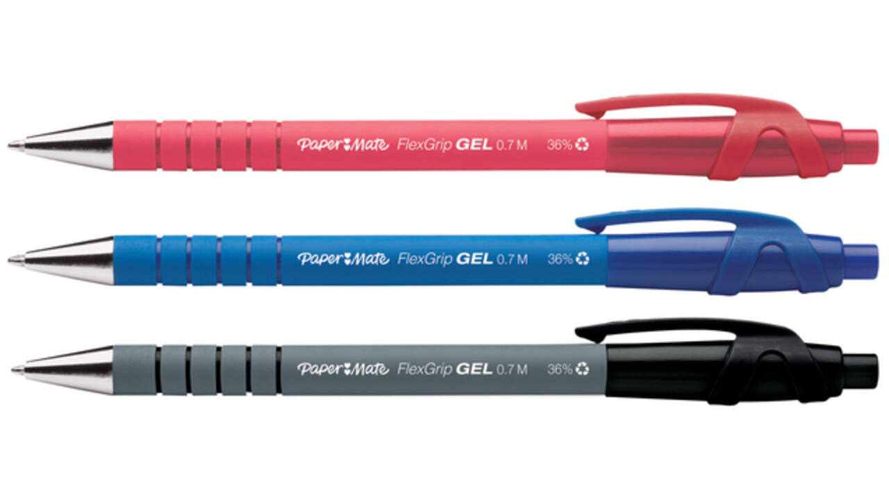 Gelschrijver Paper Mate FlexGrip medium zwart