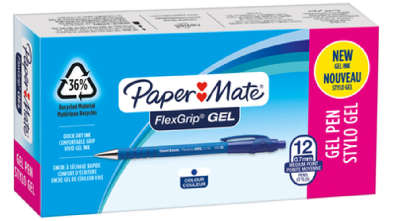 Gelschrijver Paper Mate FlexGrip medium blauw