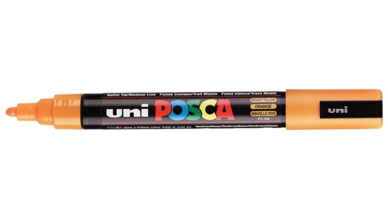 Verfstift Posca PC5M medium oranje