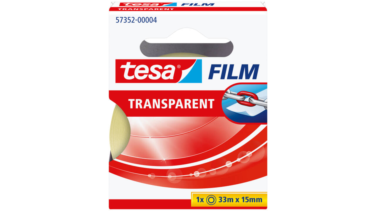 Plakband tesafilm® 33mx15mm Transparant in doosje