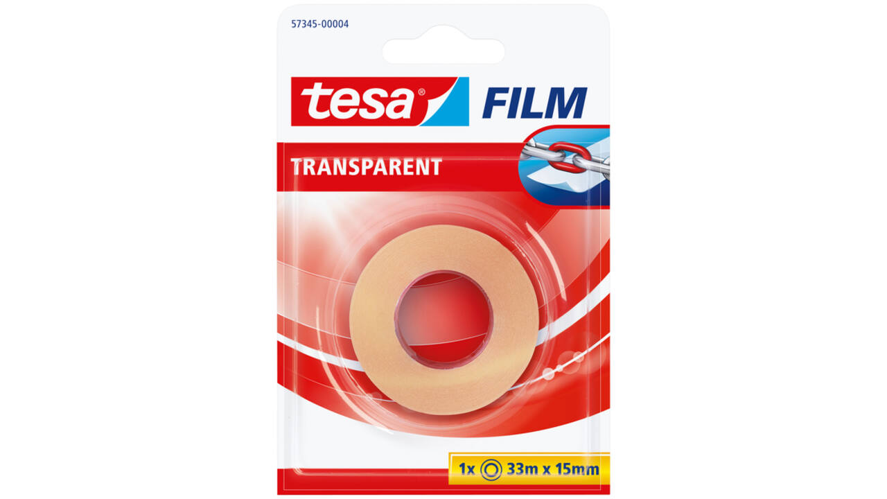 Plakband tesafilm® 33mx15mm Transparant blister