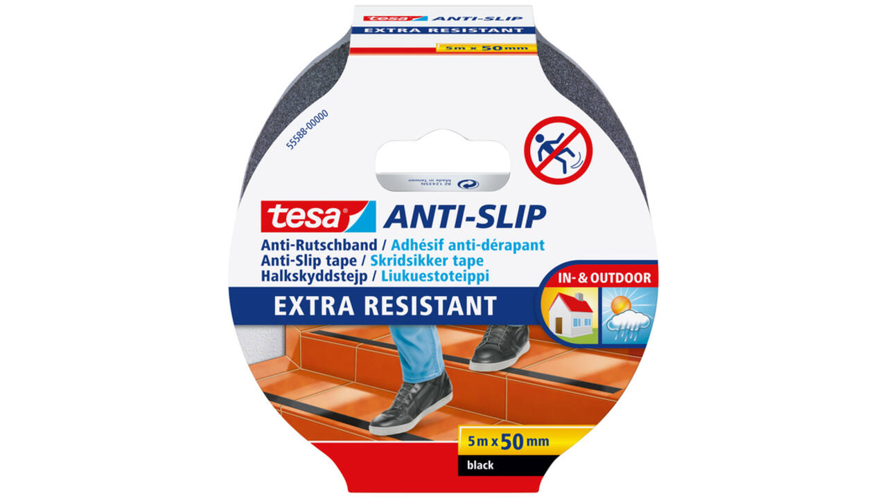 Anti-slip tape tesa® 5mx50mm zwart