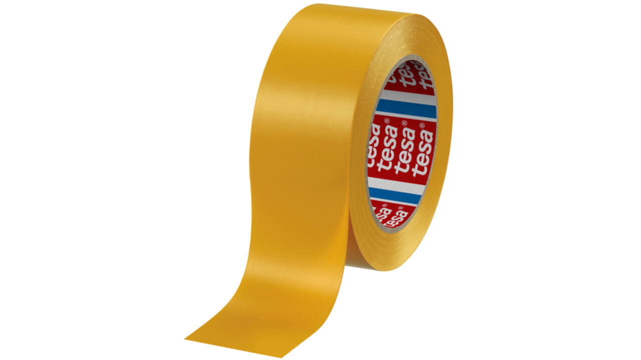 Vloermarkeringstape Tesa 04169 50mmx30m geel