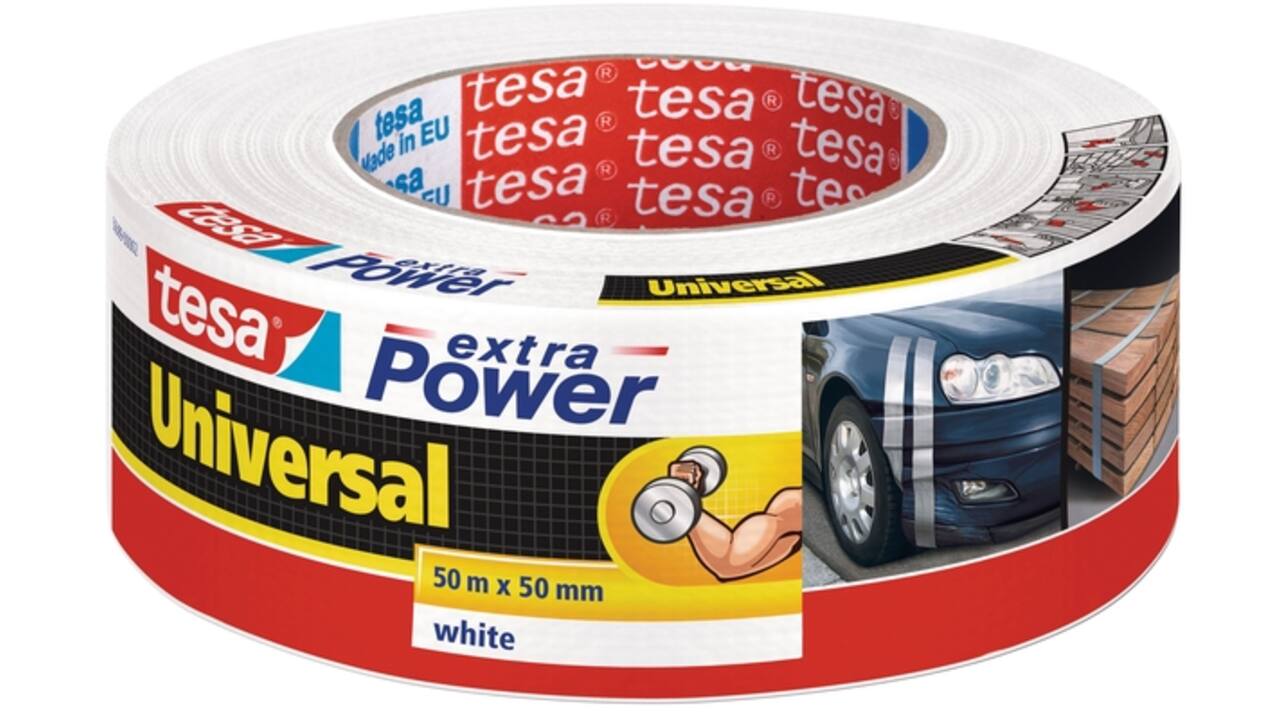 Duct tape tesa® extra Power Universal 50mx50mm wit