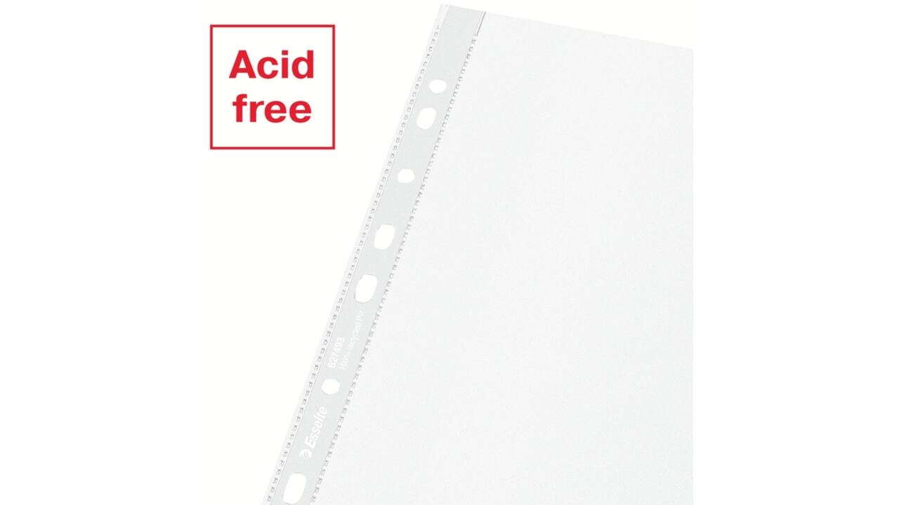 Showtas Esselte recycle PP A4 70µ 11-gaats transparant 100 stuks