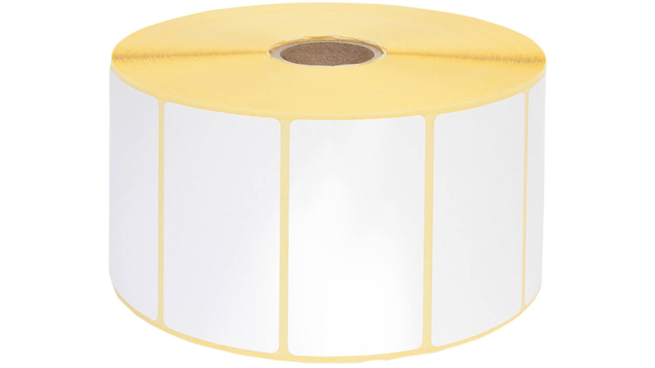 Zebra labeletiket IEZZY 800262-125 57x32mm 25mm wit permanent