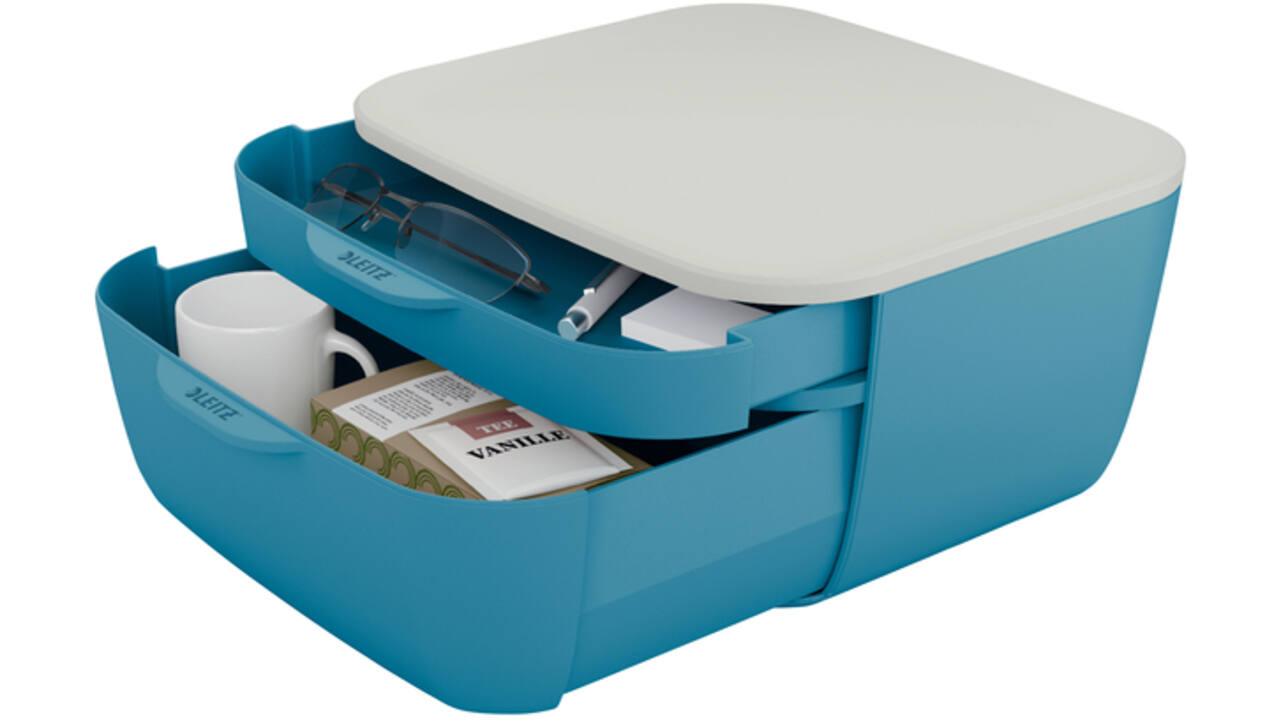 Ladenblok Leitz Cosy 2 laden blauw