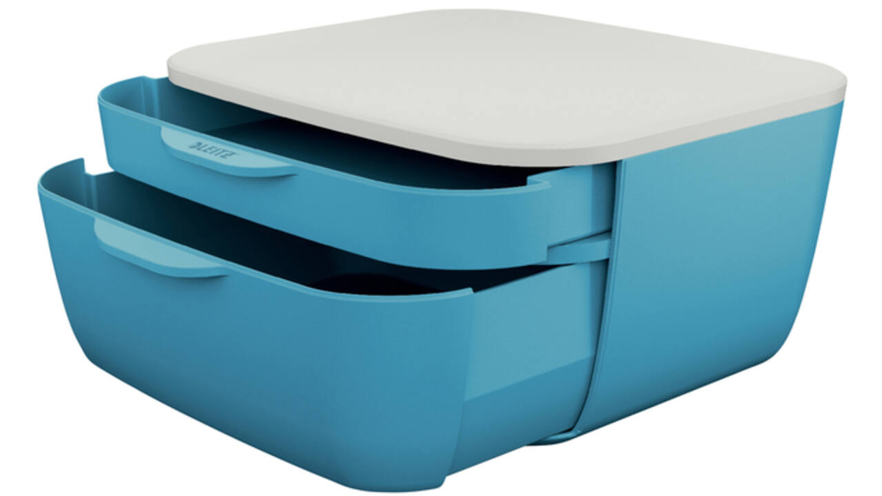 Ladenblok Leitz Cosy 2 laden blauw