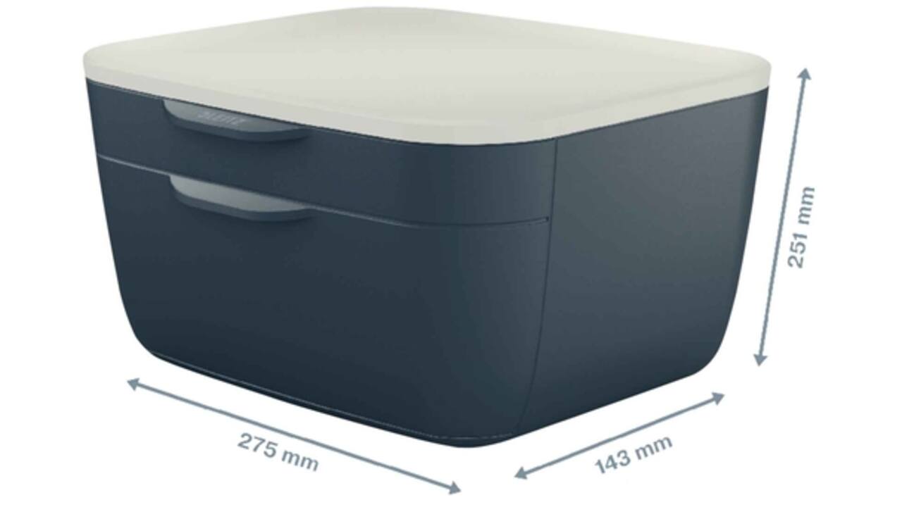 Ladenblok Leitz Cosy 2 laden grijs