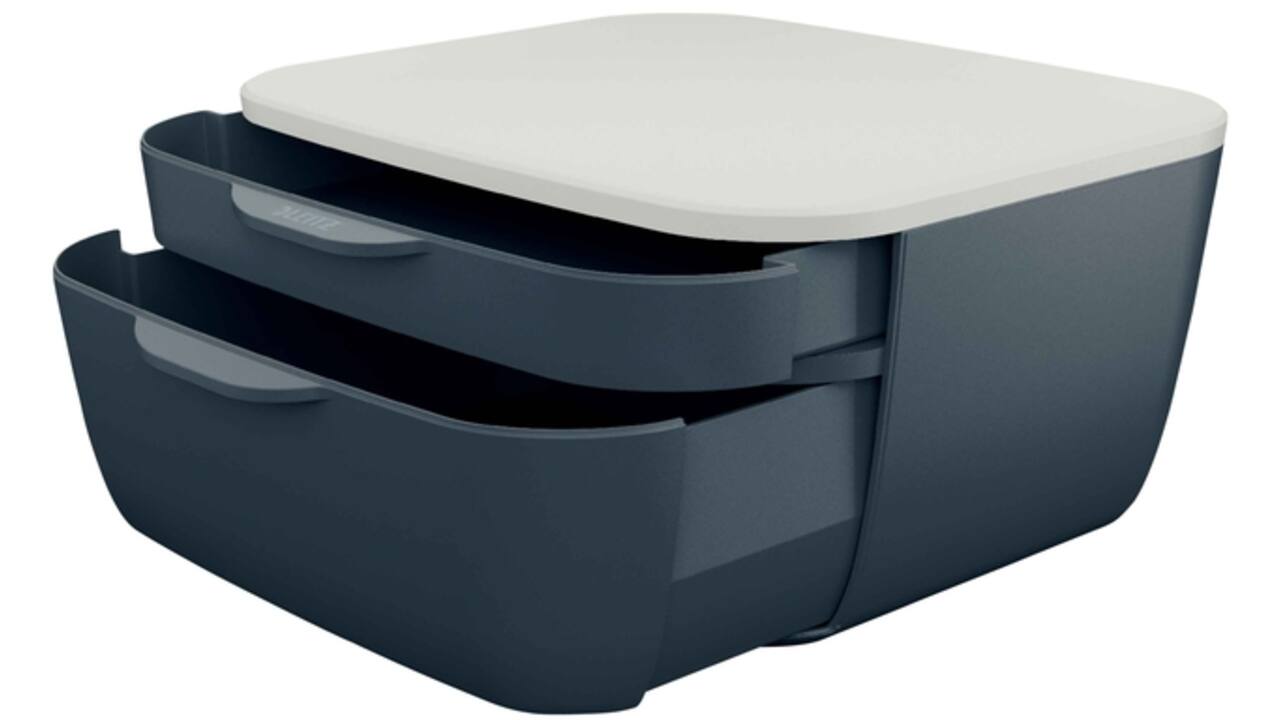 Ladenblok Leitz Cosy 2 laden grijs