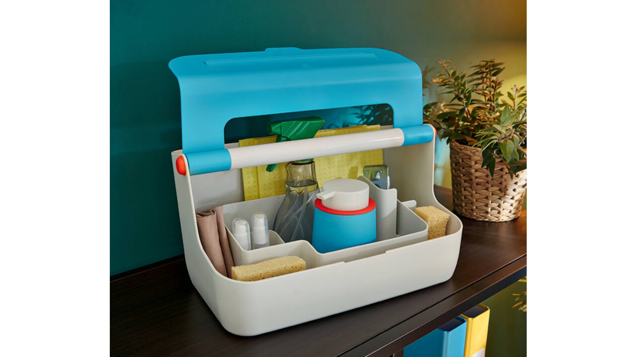 Opbergbox Leitz Cosy draagbaar kunststof blauw