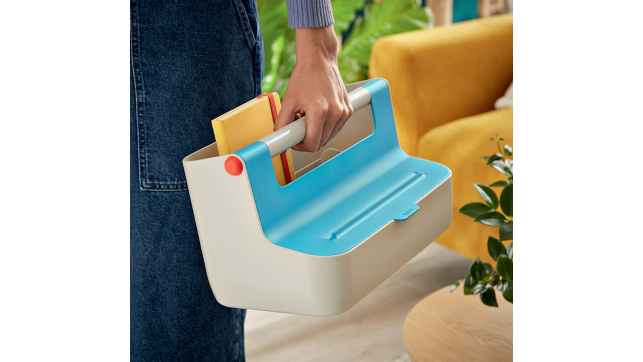 Opbergbox Leitz Cosy draagbaar kunststof blauw
