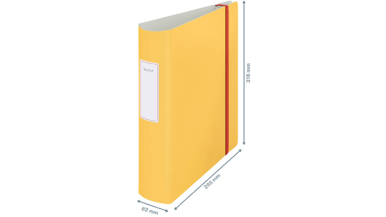 Ordner Leitz Cosy Active 180° 82mm PP A4 warm geel