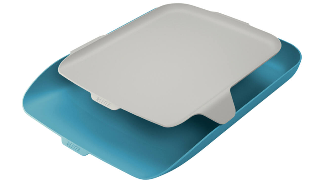 Brievenbak Leitz Cosy met desk organiser blauw