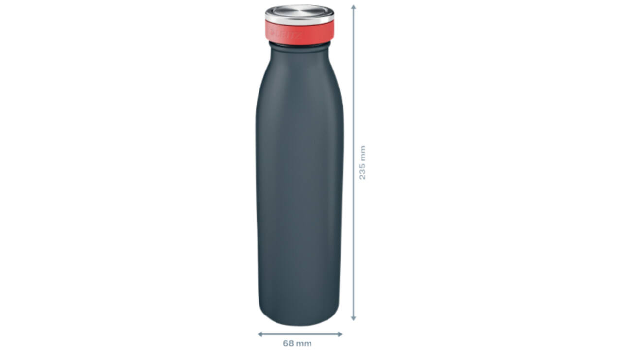 Drinkfles Leitz Cosy geïsoleerd fluweel grijs 500ml