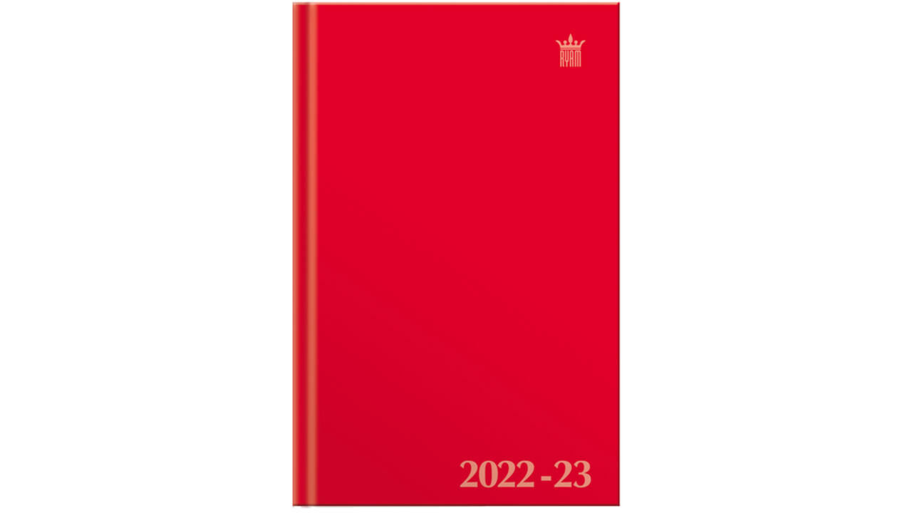 Schoolagenda 2024-2025 Ryam Studie Uni 7dagen/2pagina's rood