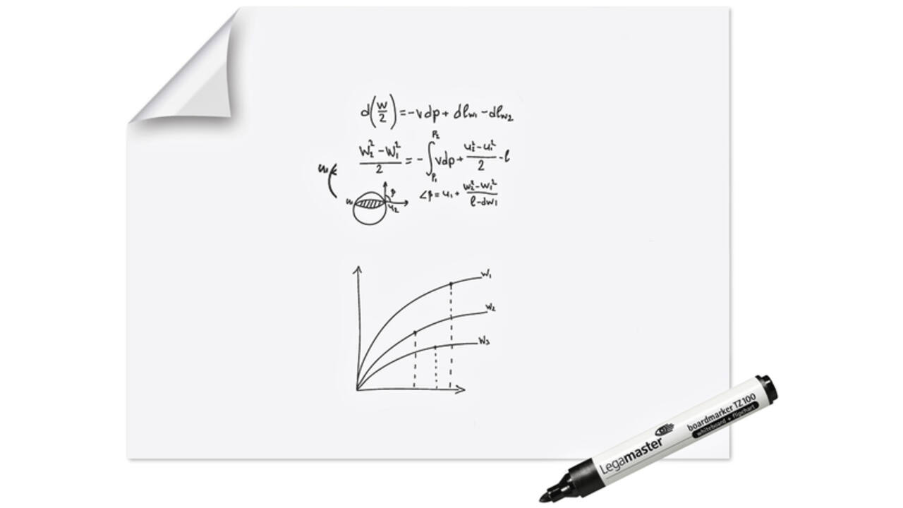 Magic-Chart Legamaster whiteboard XL 90x120cm wit