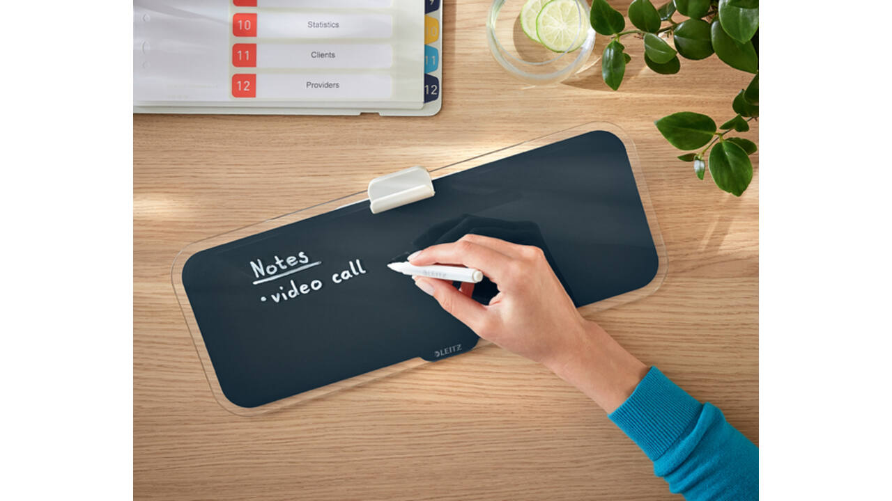 Glas Desktop Pad Leitz Cosy grijs