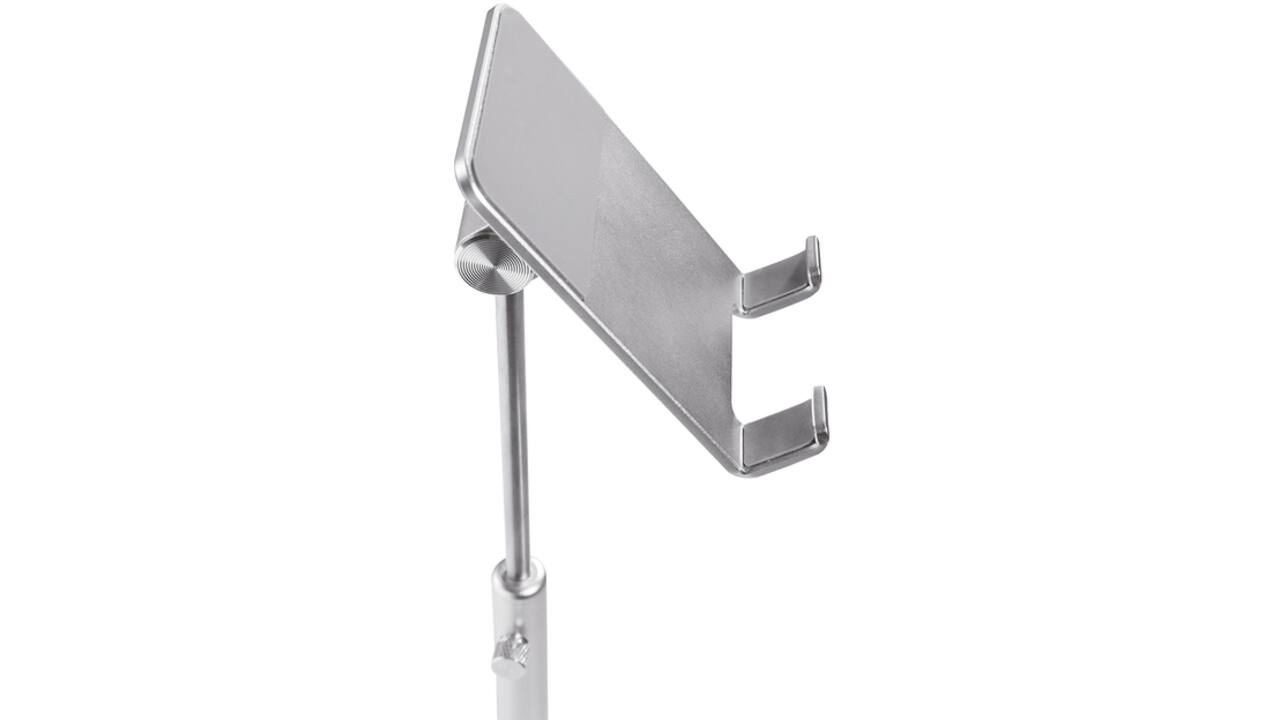 Telefoonstandaard Neomounts DS10200SL1 in hoogte verstelbaar Zilver